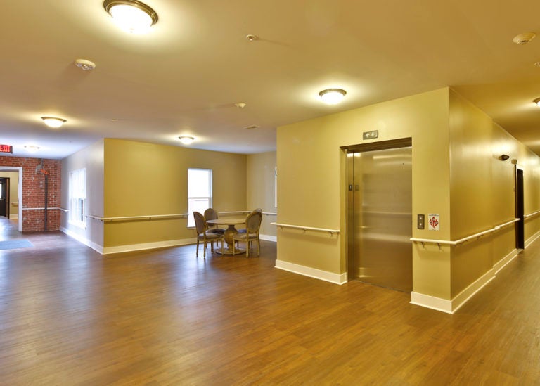 Apt. New Building Hallway Davie Construction