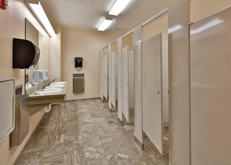 Ladies restroom Davie Construction