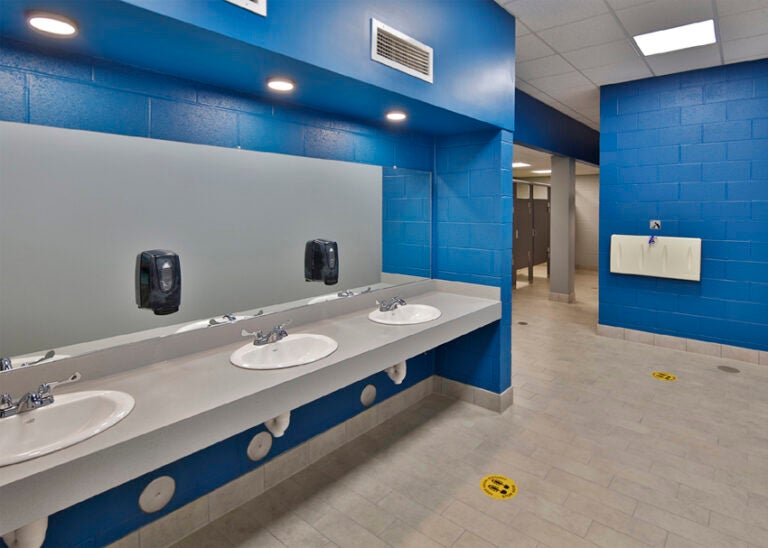 Womans restroom Davie Construction